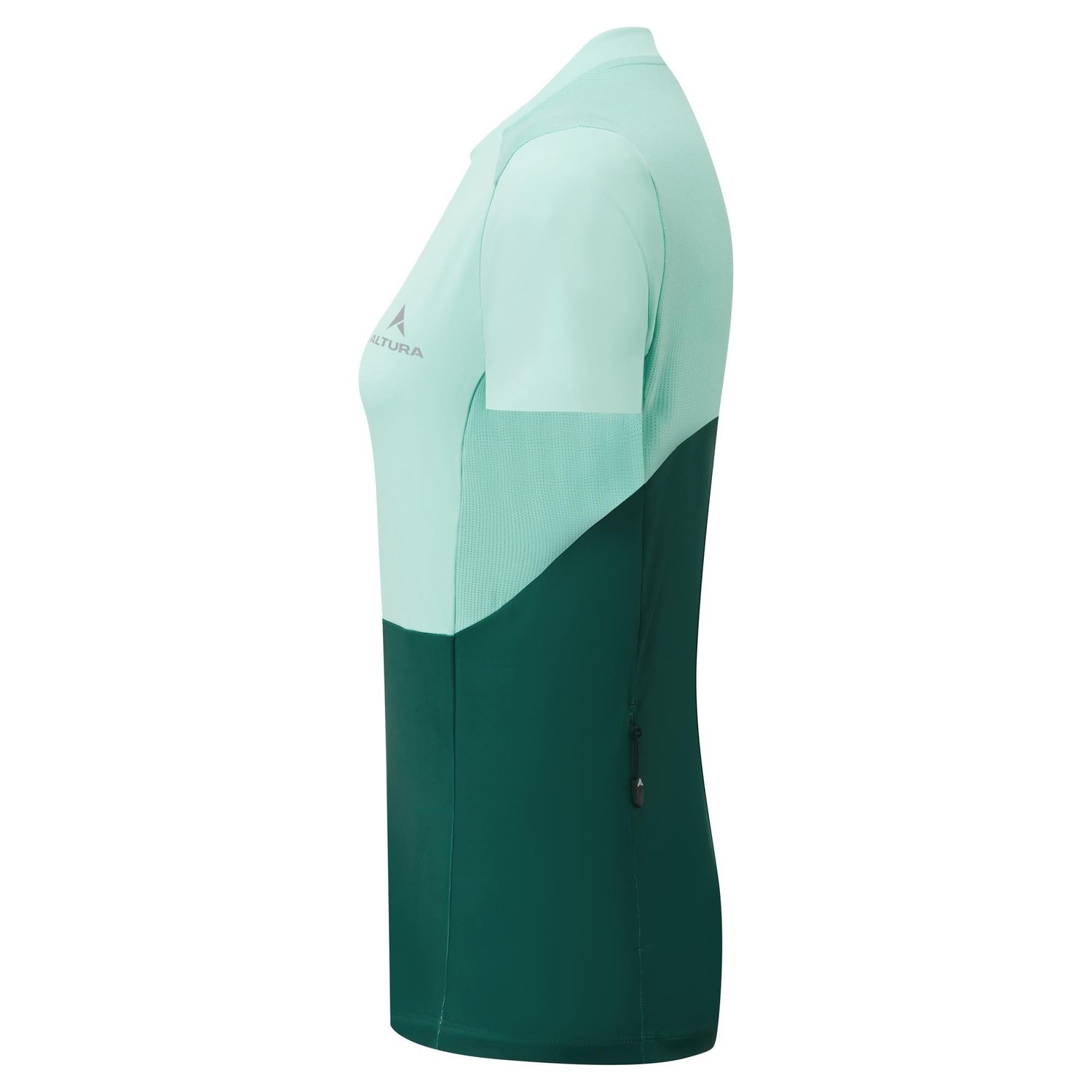 Green Altura cycling rain jacket product image